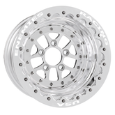 ATOMIC POLISHED / PRO-DRAG Beadlock - 15x10" / 6.5" BS - Mustang