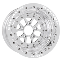 15" ATOMIC POLISHED / PRO-DRAG BEADLOCK